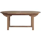 Oval Outdoor Table Extendable to 240 cm Made of Teak - Ivy Viadurini
