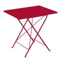 Folding Garden Table in Galvanized Steel Made in Italy - Akila