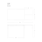 Extendable Dining Table 190 cm Metal and Wood Made in Italy - Euclidean Viadurini