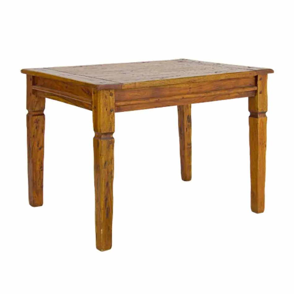 Extendable Dining Table Up to 290 cm in Solid Wood Homemotion - Carbo Viadurini