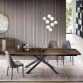 Extendable Dining Table up to 300 cm in Oak Made in Italy - Antonino