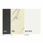 Extendable Dining Table Ceramic Top up to 2.8 m Made in Italy - Paoluccio Viadurini