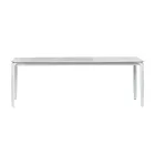 Garden Dining Table in Aluminium and Hpl or Gres, Various Finishes - Filomena Viadurini