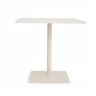 Square Table 80x80 cm Outdoor Made of Beige Aluminium - Alfresco Viadurini