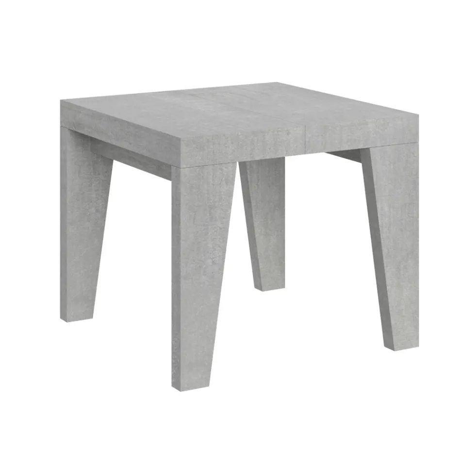 Square Table Extendable to 246 cm in Wood Made in Italy - Flower Viadurini