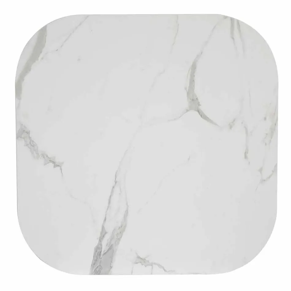 Square Dining Room Table, HPL Top - Nineteenth Century by Slide Viadurini