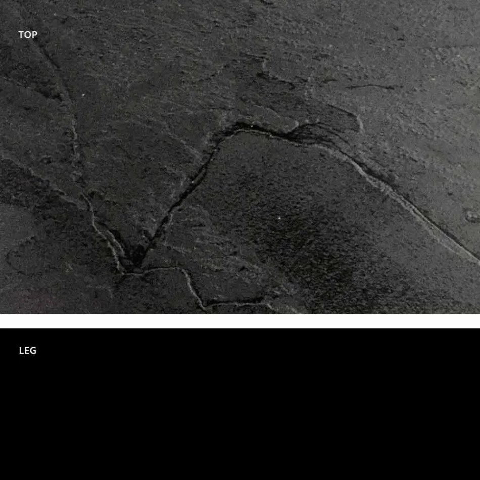 Square Dining Room Table, HPL Top - Nineteenth Century by Slide Viadurini