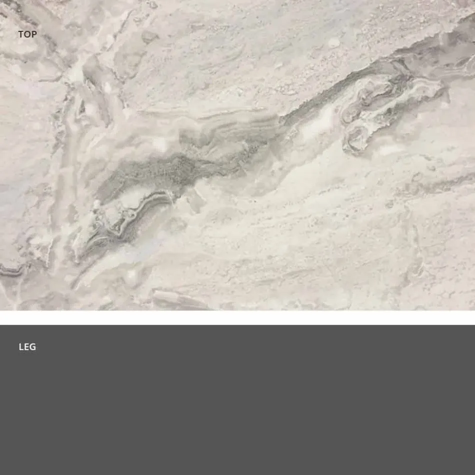 Square Dining Room Table, HPL Top - Nineteenth Century by Slide Viadurini