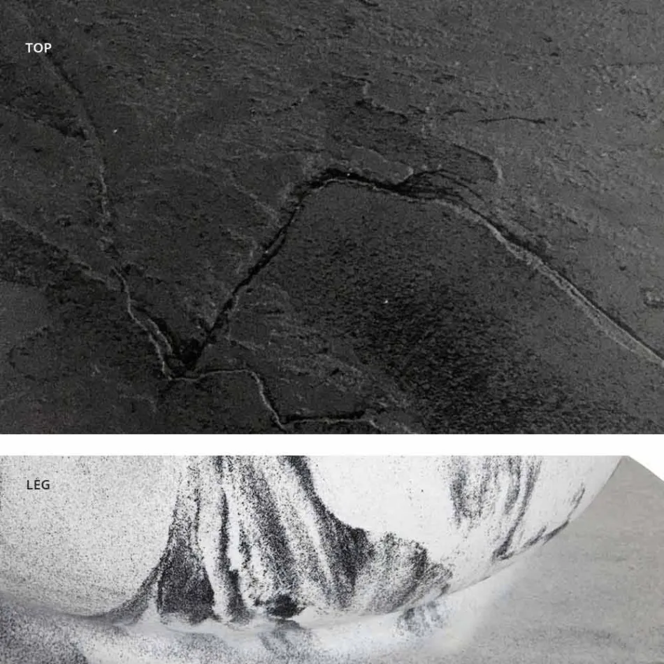 Square Dining Room Table, HPL Top - Nineteenth Century by Slide Viadurini