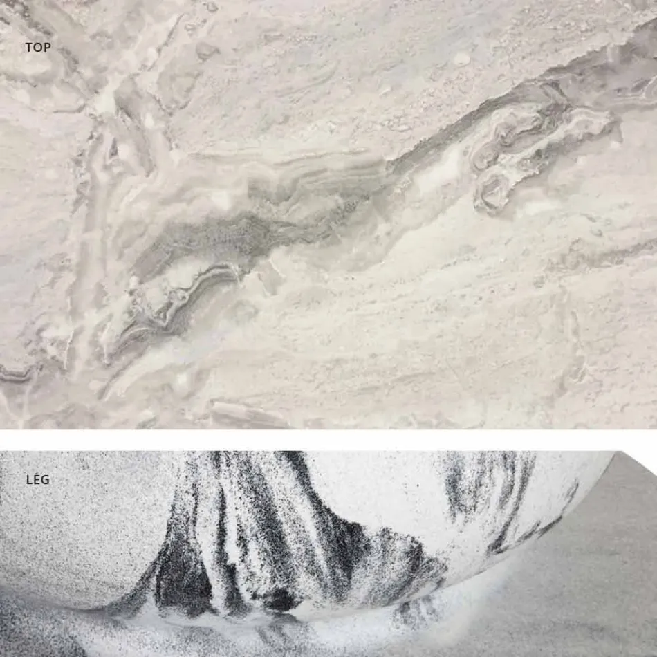 Square Dining Room Table, HPL Top - Nineteenth Century by Slide Viadurini