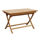 Rectangular Garden Table 120x70 cm Made of Teak - Alba Viadurini