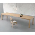 Extendable Rectangular Table (300 cm or 340 cm) in Wood - Passoa Viadurini