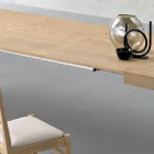 Extendable Rectangular Table (300 cm or 340 cm) in Wood - Passoa Viadurini