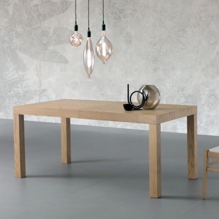 Extendable Rectangular Table (300 cm or 340 cm) in Wood - Passoa Viadurini