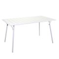 Rectangular and Folding Garden Table Made of Metal - Ribbon