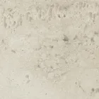 Round Outdoor Table in Light Travertine Ceramic Made in Italy - Pegaso Viadurini