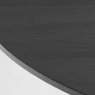 Round Dining Table in Ash Veneered Plywood - Libra Viadurini