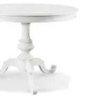 Round Extendable Lounge Table in Wood Made in Italy - Vittoria Viadurini