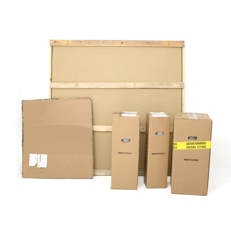 Fixed Round Table with Ceramic Top Made in Italy - Scissors Viadurini