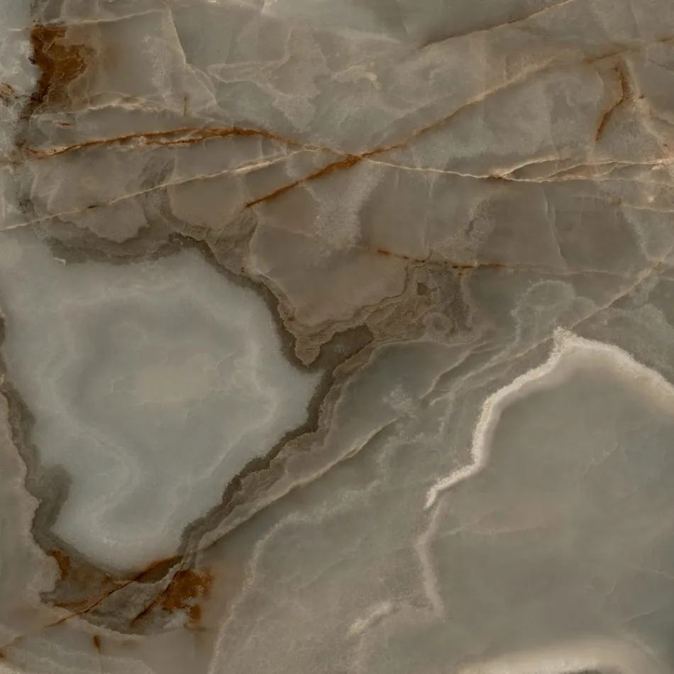 Fixed Round Table in Ceramic and Steel Made in Italy - Scissors Viadurini