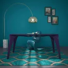 Modern design desk table produced in Italy, Pomarolo Viadurini