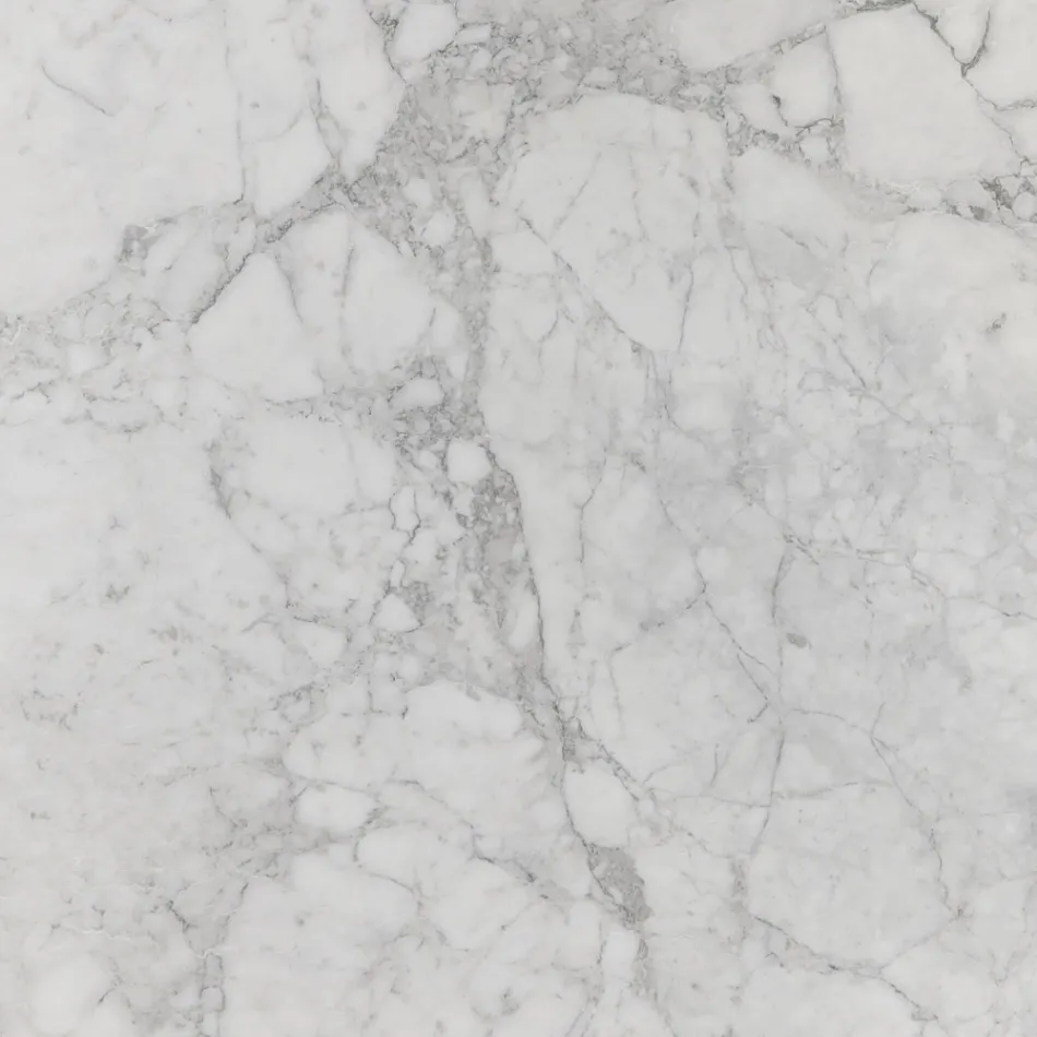 Eero Saarinen Tulip Table H 73 with Oval Top in Arabescato Marble Made in Italy - Scarlet Viadurini