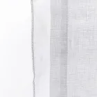 Glass Curtain with Linen Gauze and White Organza Elegant Design - Tapioca Viadurini
