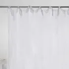 Curtain in White or Retro Light Linen and Organza with Luxury Ties - Karnak Viadurini