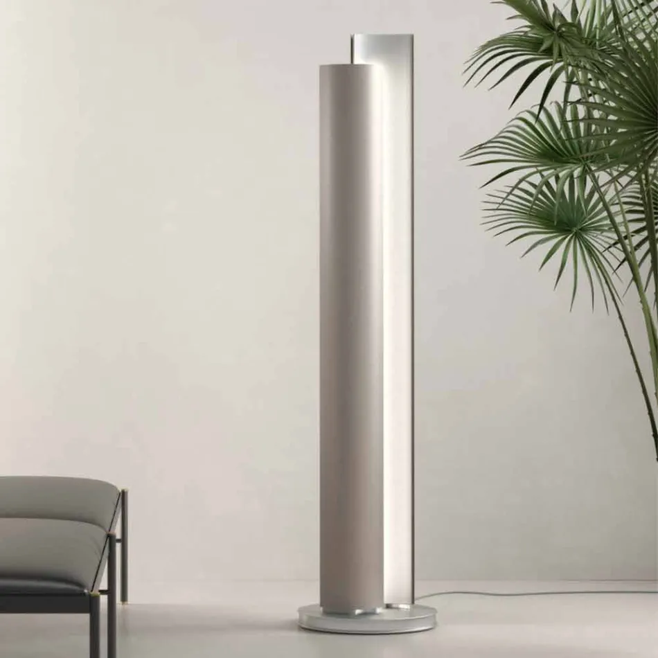 Floor Electric Radiator with Single or Double Led Design at 500 W - Stilus Viadurini