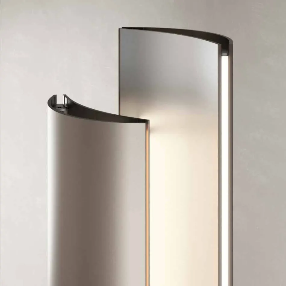 Floor Electric Radiator with Single or Double Led Design at 500 W - Stilus Viadurini