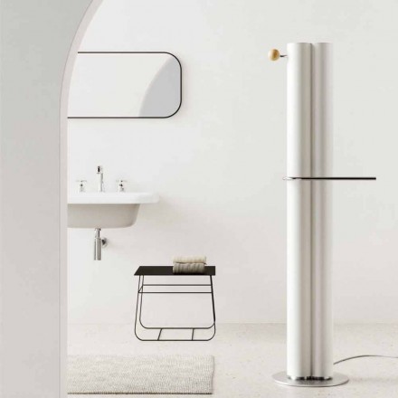 Vertical Design Bathroom Radiator Electric Floor 450 Watt - Ottolungo Viadurini