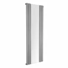 Design Vertical Bathroom Radiator in Steel with 587 W Mirror - Picchio Viadurini