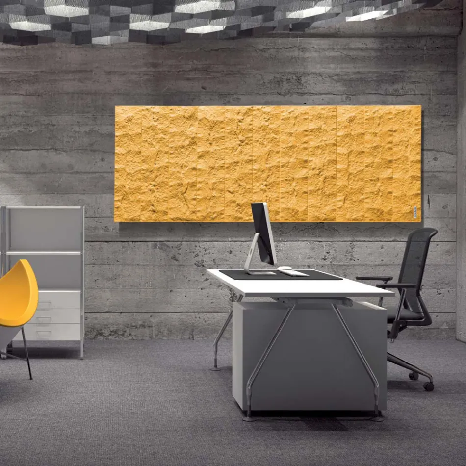 Radiator with hydraulic system in Italian marble powder - Terraa Viadurini