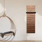 Radiator with hydraulic system in Italian marble powder - Terraa Viadurini