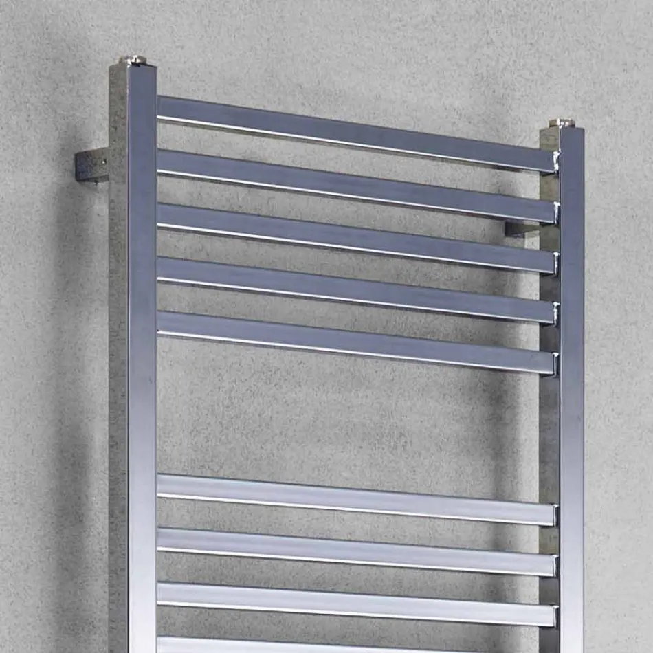 Modern Design Chrome Radiator Wall 2 Sizes up to 765 Watt - Tower Viadurini