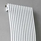 Vertical Bathroom Radiator Modern Design Wavy 1181 Watt - Tucano Viadurini