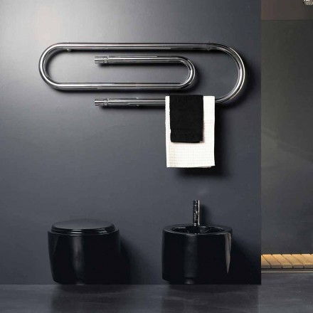 Thermowell design Hydraulic shutter with chromed finish by Scirocco H Viadurini