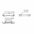 Vertical Hydraulic Design Radiator in Aluminium up to 1061 Watt - Bent Viadurini