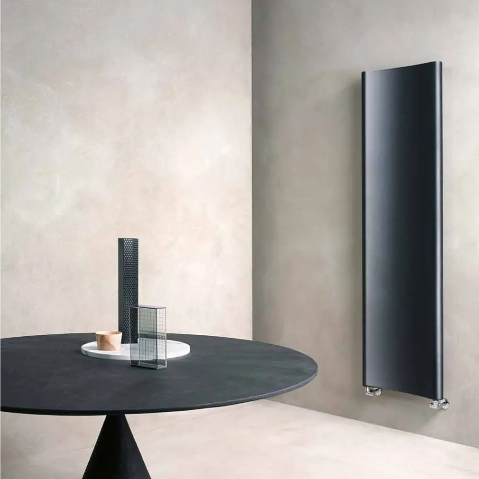 Vertical Hydraulic Design Radiator in Aluminium up to 1061 Watt - Bent Viadurini