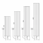 Electric Wall Radiator Design in Modern Aluminium 1000 W - 100 Queues Viadurini