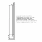 Electric Wall Radiator Design in Modern Aluminium 1000 W - 100 Queues Viadurini