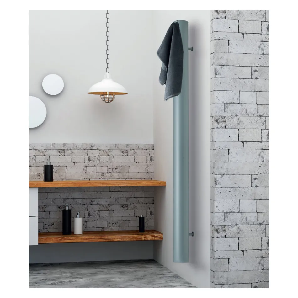 Electric radiator made of an aluminium tube Made in Italy - Pandoro Viadurini
