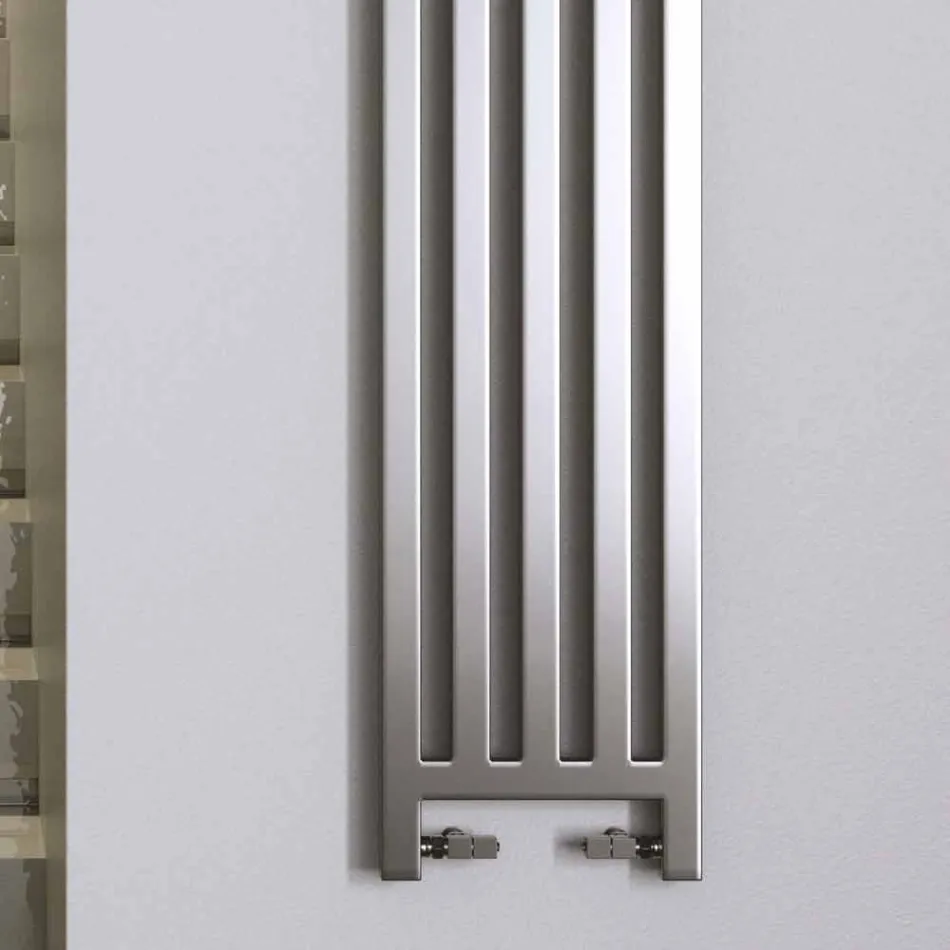 New design chromed electric heating design by Scirocco H Viadurini