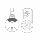 Design Electric Radiator for Lounge or Bathroom with 1000 W Led - Shine Viadurini