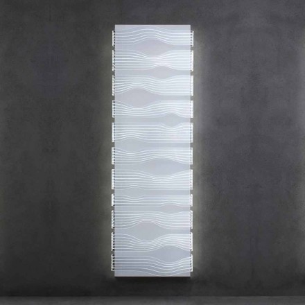 Design Electric Radiator for Lounge or Bathroom with 1000 W Led - Shine Viadurini
