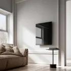 Infrared design electric radiator in black clear glass Viadurini