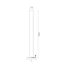 Free-Standing Electric Radiator in Aluminium Made in Italy - Biscotti Viadurini