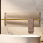 Beige Carbon Steel Electric Radiator Made in Italy - Solaris Viadurini