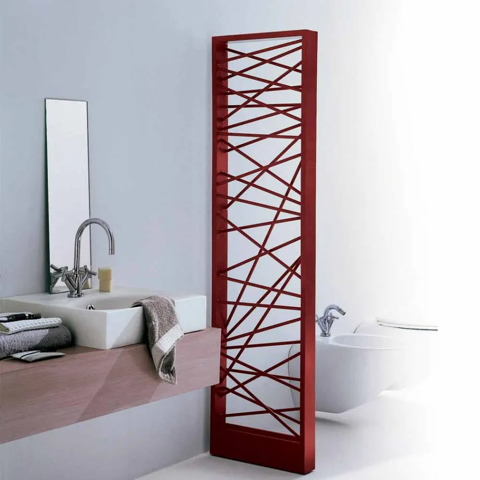 Steel electric heating, metropolitan style Mikado Scirocco H Viadurini