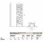 Steel electric heating, metropolitan style Mikado Scirocco H Viadurini
